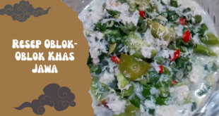 Resep Oblok-Oblok Khas Jawa