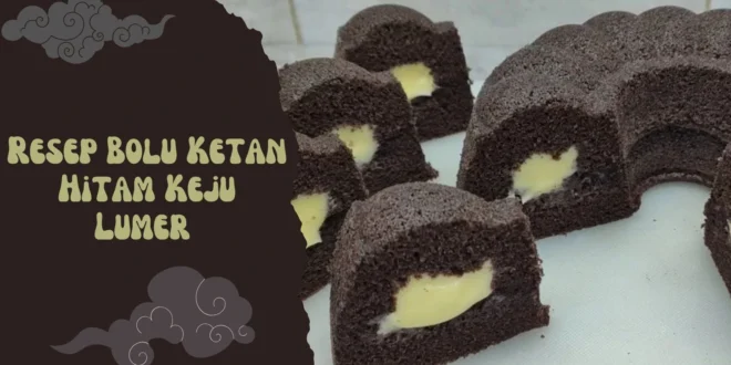 Resep Bolu Ketan Hitam Keju Lumer Anti Gagal