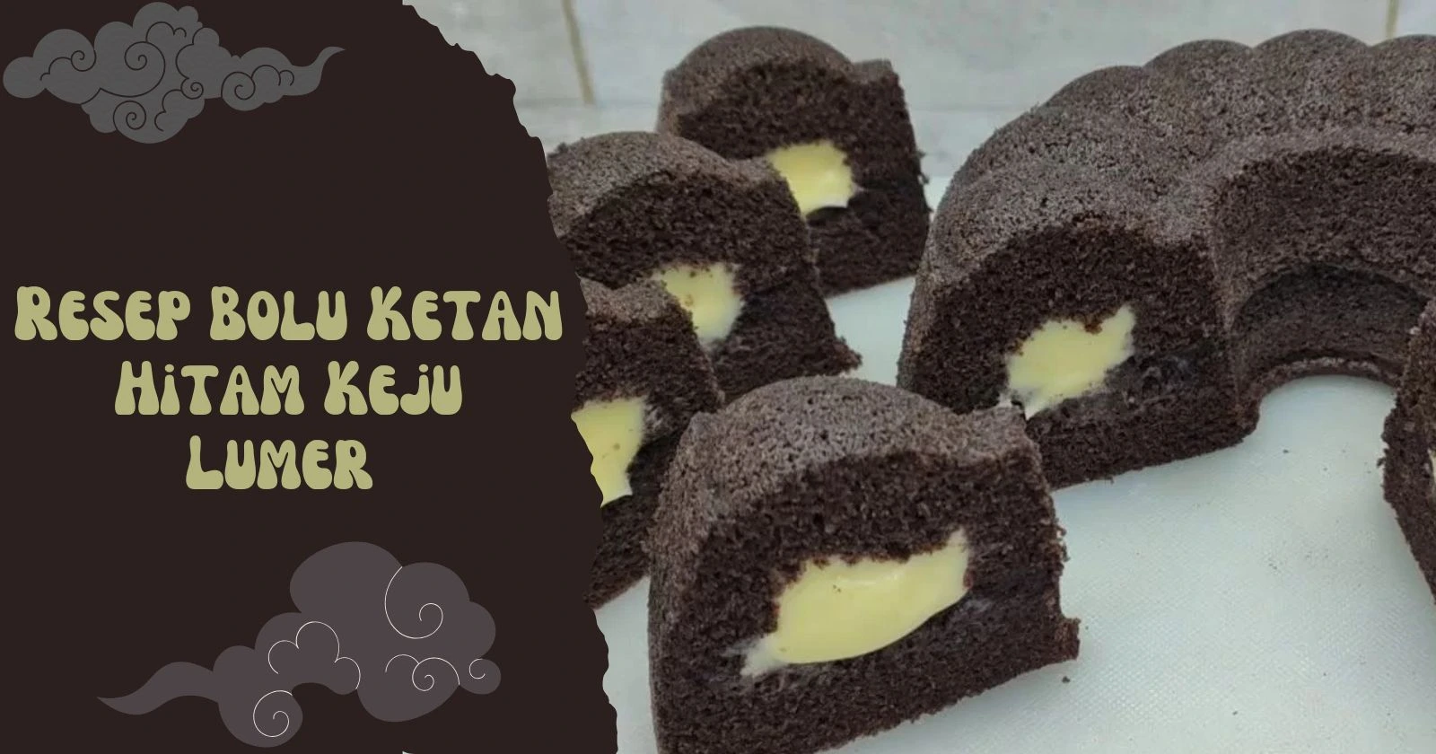 Resep Bolu Ketan Hitam Keju Lumer Anti Gagal